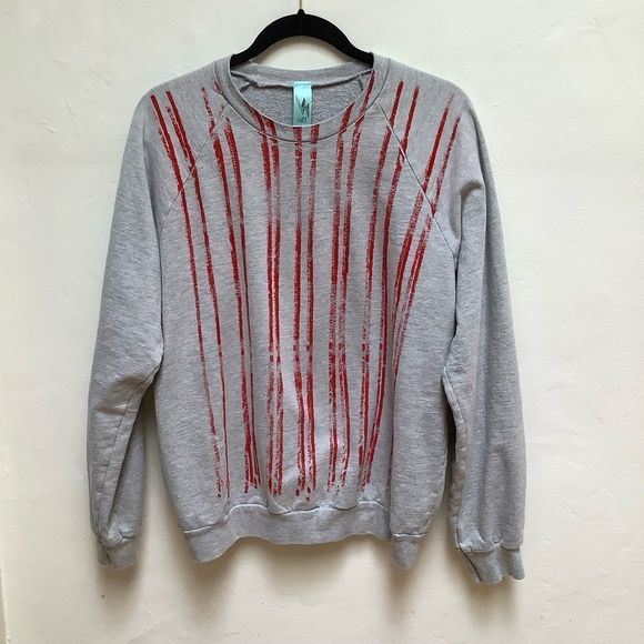 VINTAGE MENS SWEATSHIRT PUNK Y2K - Picture 1 of 4